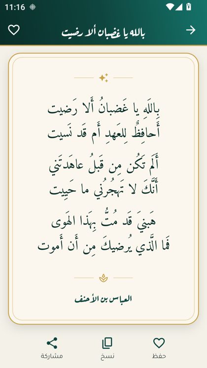 تفاصيل القصيدة